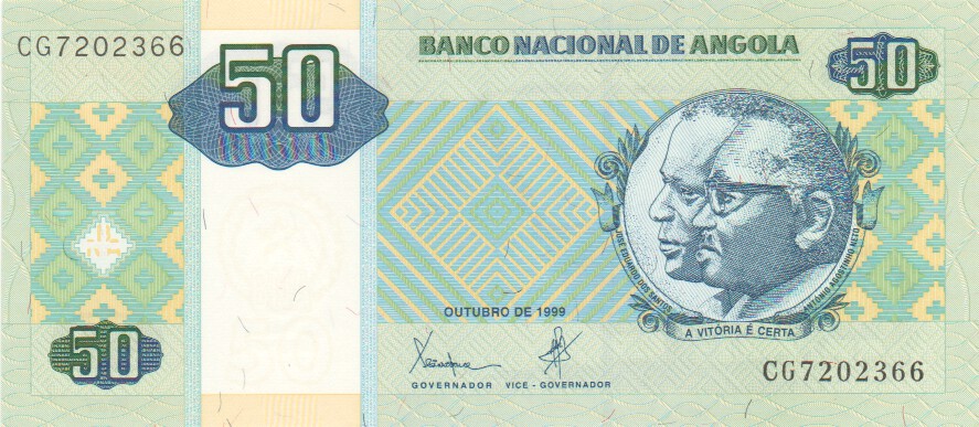 Angola, 50 Kwanzas, 1999.