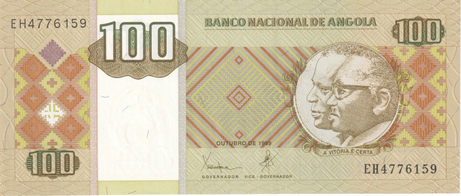 Angola, 100 Kwanzas, 1999.