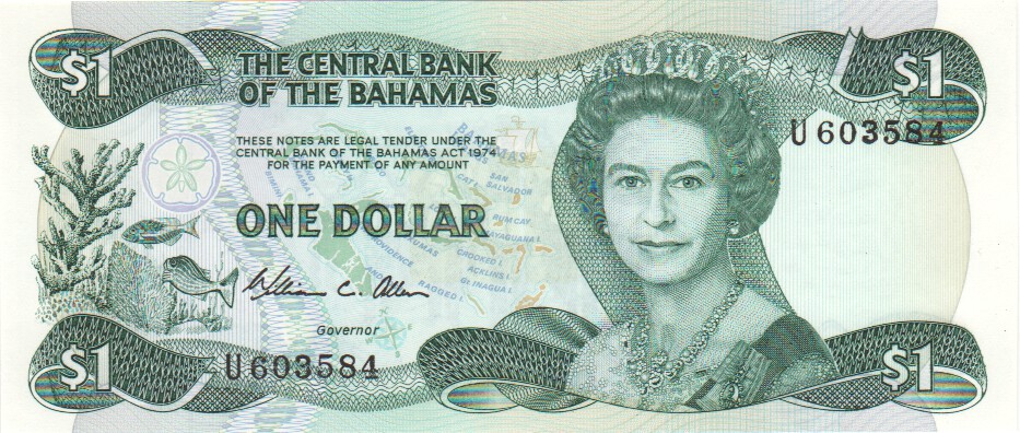 Bahamas, 1 Dollar, 1984