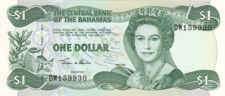 Bahamas, 1 Dollar, 2002