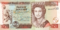 Belize 20 Dollars,  1. 1.2003