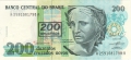 Brazil 200 Cruzeiros, (1990)