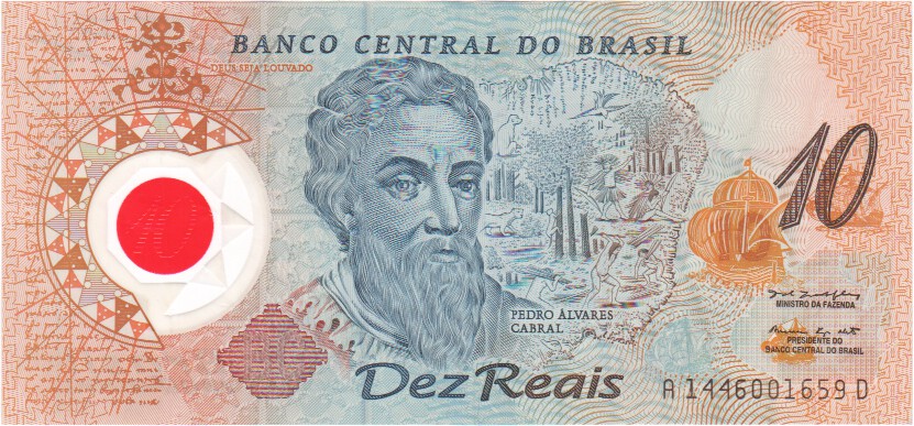 Brazil, 10 Reais, 2000.