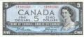 Canada 5 Dollars, (1961)