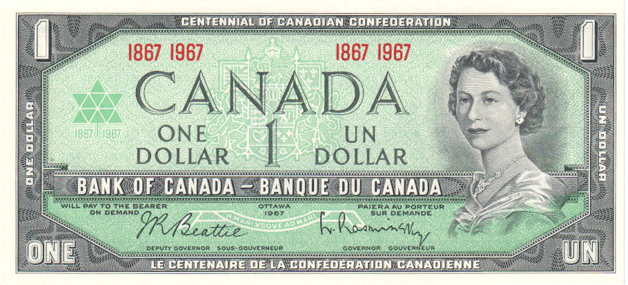 Canada, 1 Dollar, 1967