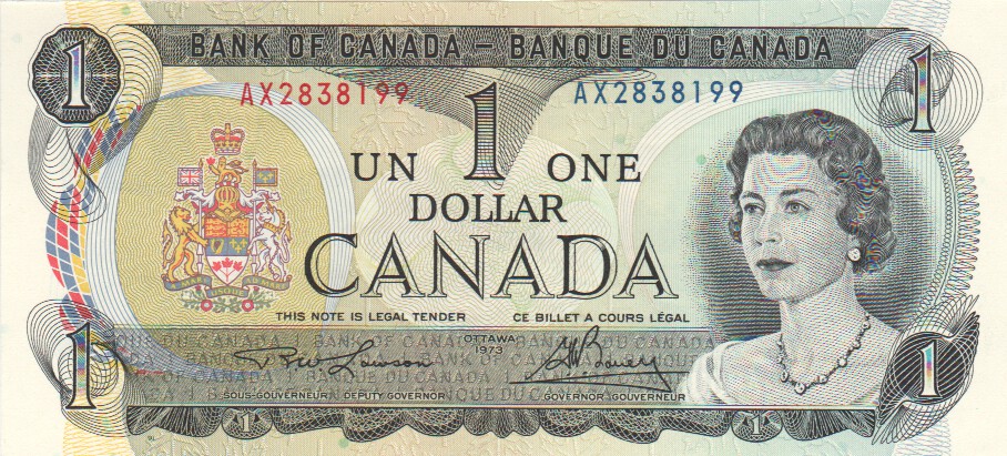 Canada, 1 Dollar, 1973