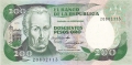 Colombia 200 Pesos,  1.11.1984