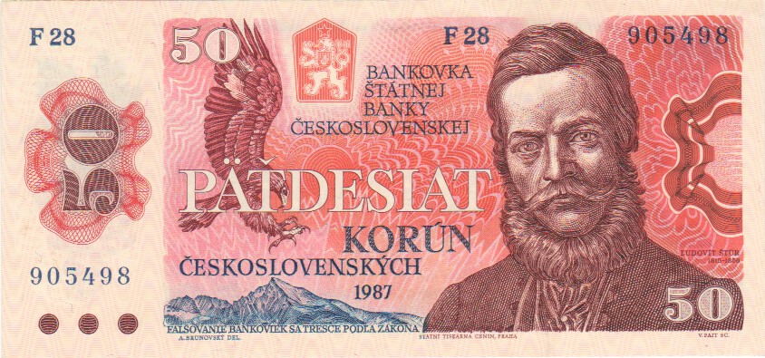 Czechoslovakia, 50 Korun, 1987