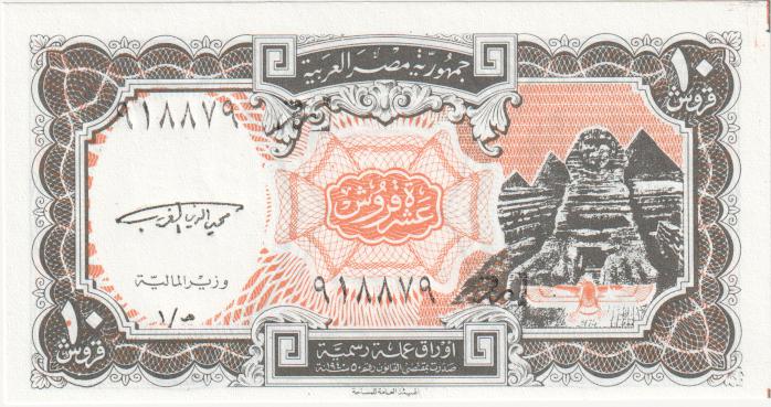 Egypt, 10 Piastres, 1997