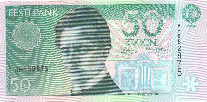Estonia, 50 Krooni, 1994