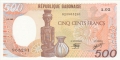 Gabon 500 Francs,  1. 1. 1985