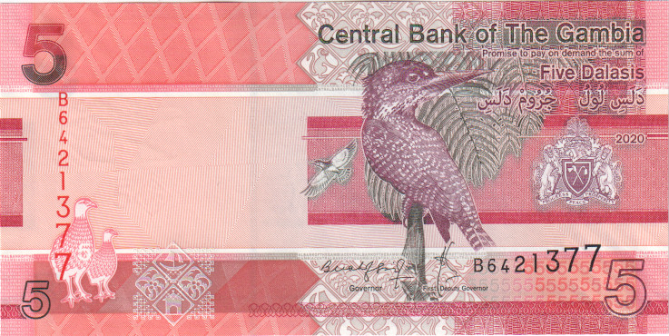 The Gambia, 25 Dalasis, 2006