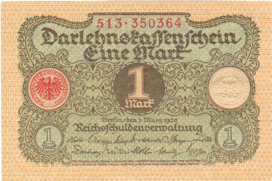 Germany, 1 Mark, 1920