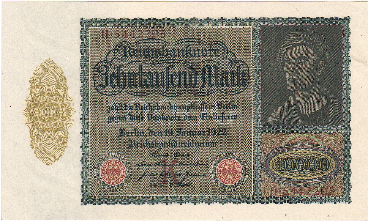 Germany, 10,000 Mark, 1922