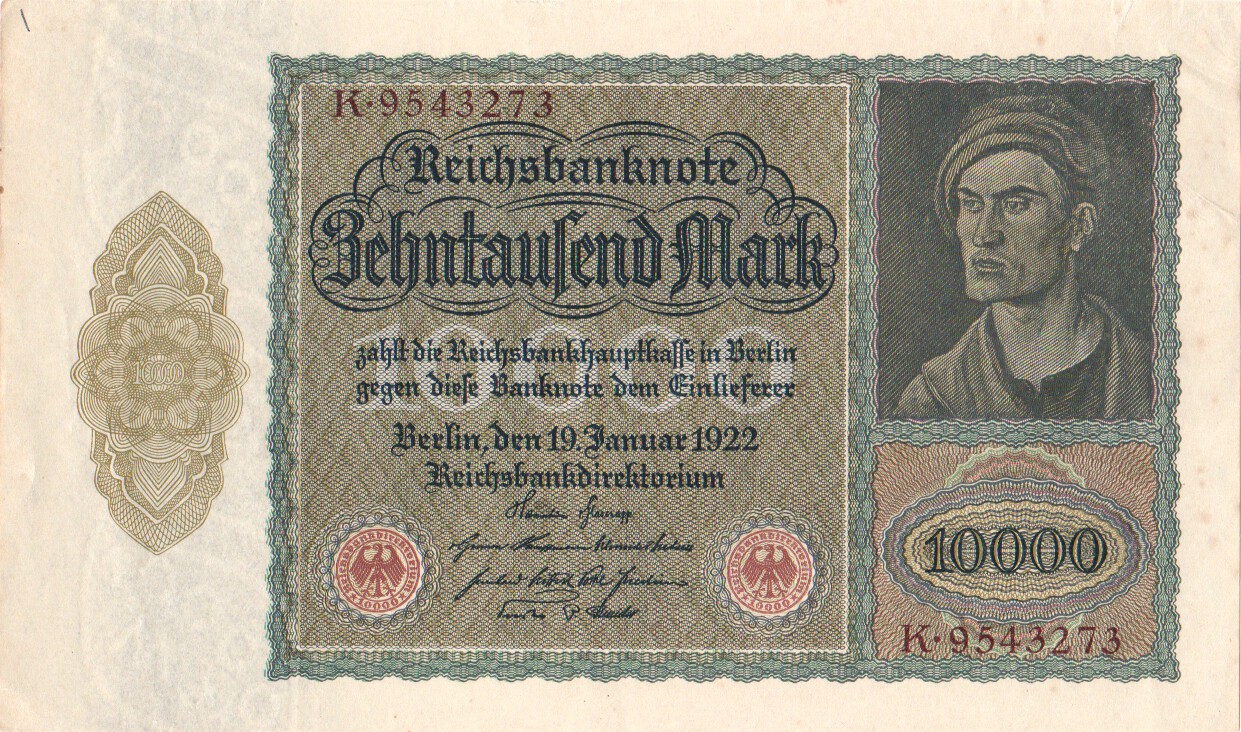 Germany, 10,000 Mark, 1922