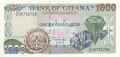 Ghana 1000 Cedis,  6. 1.1995