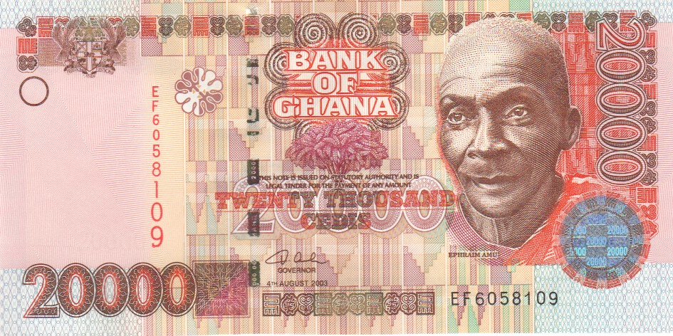 Ghana, 20,000 Cedis, 2003