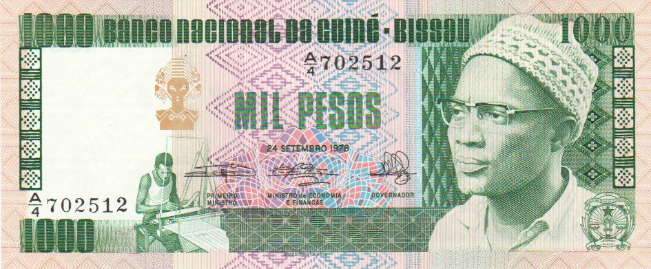 Guinea Bissau, 1000 Pesos, 1978