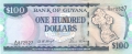 Guyana 100 Dollars, (1996)