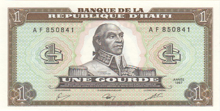Haiti, 1 Gourde, 1987
