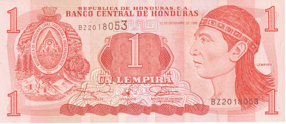 Honduras, 1 Lempira, 1998