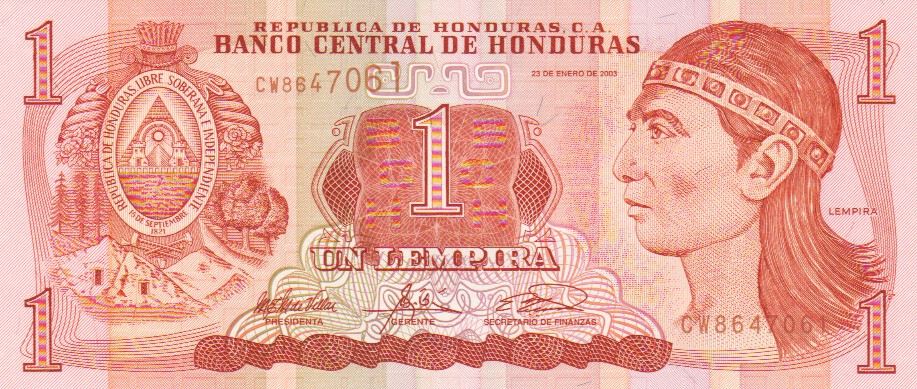 Honduras, 1 Lempira, 2003