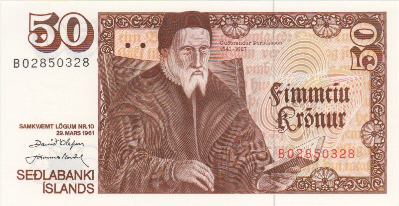 Iceland, 50 Kronur, 1981