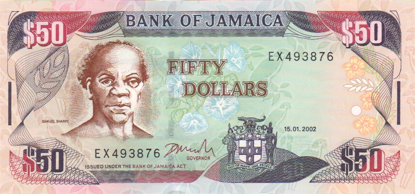 Jamaica, 50 Dollars, 2005
