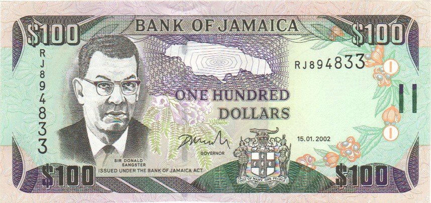 Jamaica, 100 Dollars, 2006