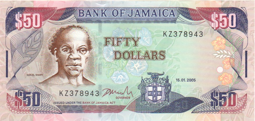 Jamaica, 50 Dollars, 2005