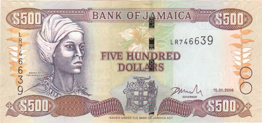 Jamaica, 500 Dollars, 2006