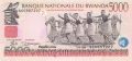 Rwanda 5000 Francs,  1.12.1998