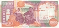 Somalia 1000 Shilin, 1990