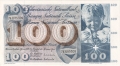 Switzerland 100 Franken, 25.10.1956