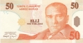 Turkey 50 Lira, 2005
