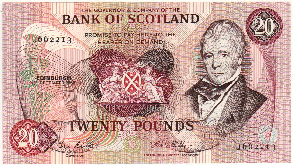 Bank of Scotland £100 banknote UNCIRCULATED condition, 