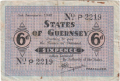 Guernsey 6 Pence,  1. 1.1942