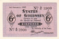 Guernsey 6 Pence,  1. 1.1943