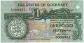 Guernsey 1 Pound, from 1991