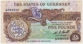 Guernsey 5 Pounds, from 1980