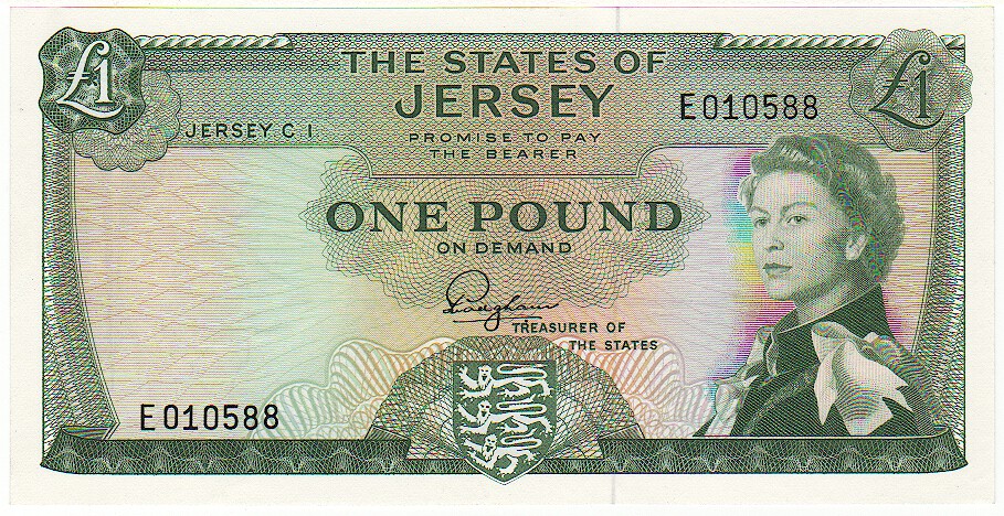 states of jersey 1 pound note