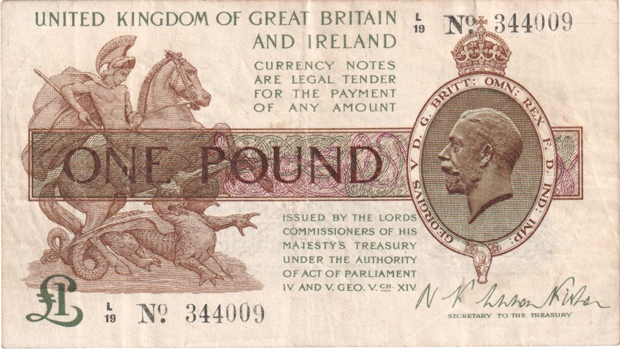Nine Pound Note Paper Money: Paper Money of the British Isles - world Banknotes and ...