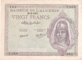 Algeria 20 Francs, 15.12.1942