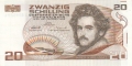 Austria 20 Schilling,  1. 10.1986