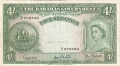 Bahamas 4 Shillings, (1954)