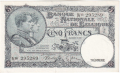 Belgium 5 Francs, 29. 4.1933