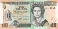 Belize 10 Dollars,  1. 9.2007