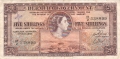 Bermuda 5 Shillings,  1. 5.1957