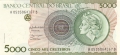 Brazil 5000 Cruzeiros, (1990)