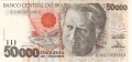 Brazil 50,000 Cruzeios, (1991)